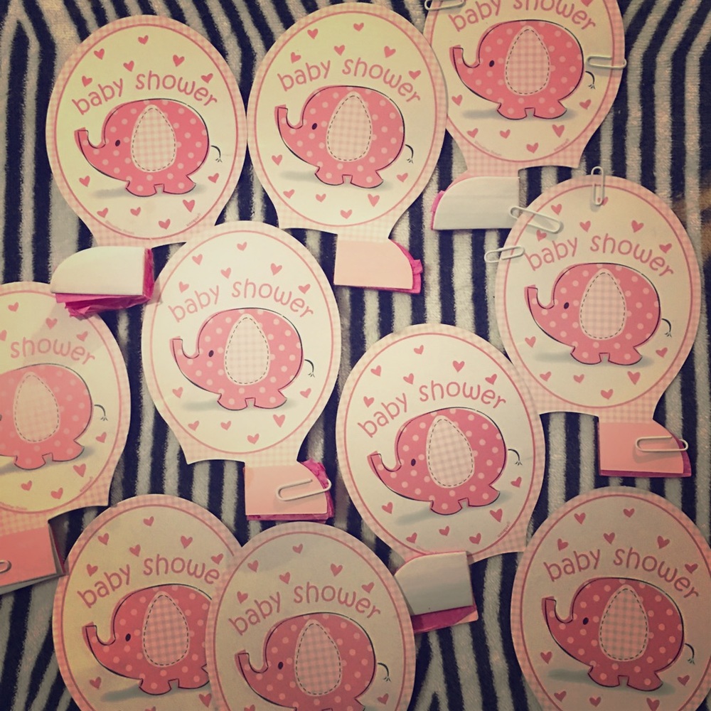 Elephant baby shower decoration